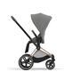 Kočárek CYBEX Priam Matt Black Seat Pack 2024, mirage grey - 3/7