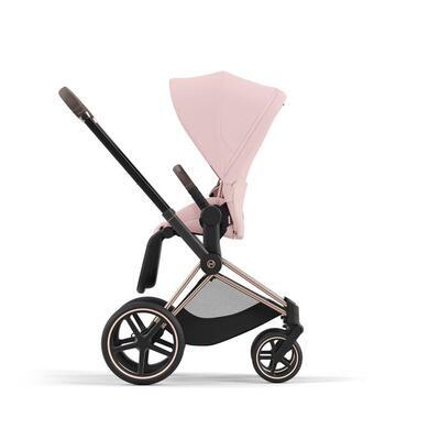 Kočárek CYBEX Priam Matt Black Seat Pack 2024, peach pink - 3