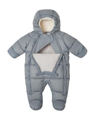 Baby Overall LEOKID Eddy 2024, gray stellar/vel. 6 - 9 měsíců (vel. 68) - 3