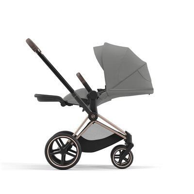 Kočárek CYBEX Priam Matt Black Seat Pack 2024, mirage grey - 4