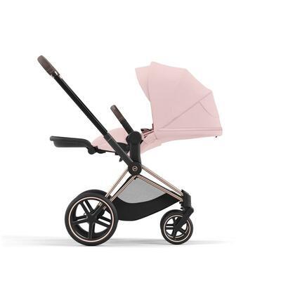 Kočárek CYBEX Priam Matt Black Seat Pack 2024, peach pink - 4