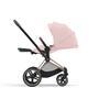 Kočárek CYBEX Priam Matt Black Seat Pack 2024, peach pink - 4/7