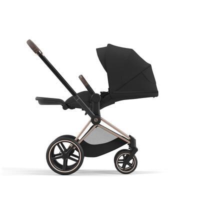 Kočárek CYBEX Priam Matt Black Seat Pack 2024, sepia black - 4