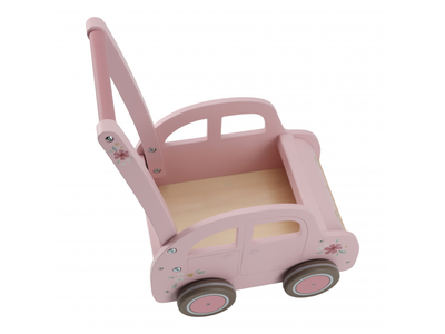 Chodítko LITTLE DUTCH Auto dřevěné 2024, pink - 5