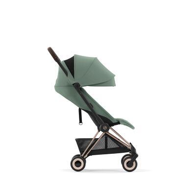 Kočárek CYBEX Coya Rosegold 2024 + ZDARMA: Originální pláštěnka, leaf green - 5