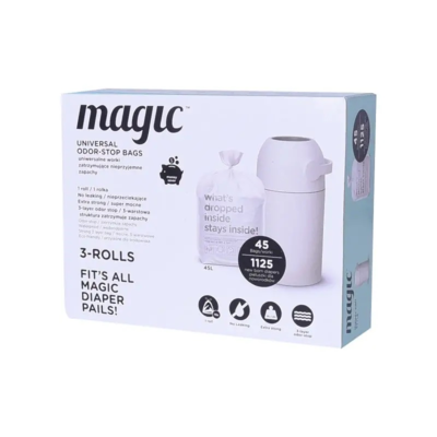 Koš na pleny MAGIC 2024, light grey - 5