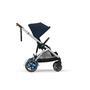 Kočárek CYBEX e-Gazelle S 2025, ocean blue (silver frame) - 5/7