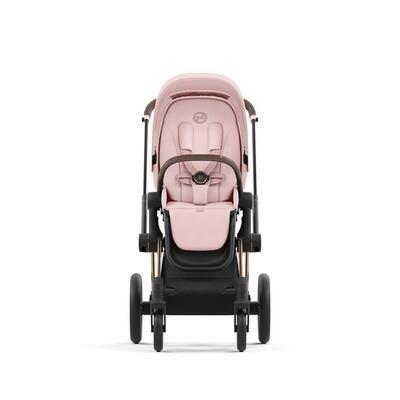 Kočárek CYBEX Priam Matt Black Seat Pack 2024, peach pink - 5