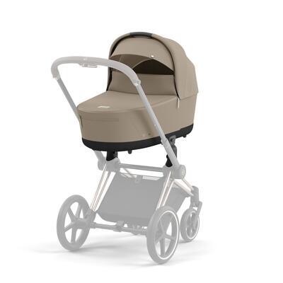 Kočárek CYBEX Priam Matt Black Seat Pack 2024 včetně korby, cozy beige - 5