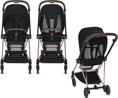 Kočárek CYBEX Mios Chrome Black Seat Pack 2019, fancy pink - 6