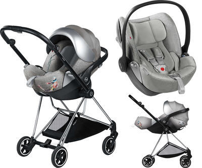 Kočárek CYBEX Set Mios Chrome Fashion Koi Crystallized 2018 včetně autosedačky - 6