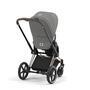 Kočárek CYBEX Priam Matt Black Seat Pack 2024, mirage grey - 6/7