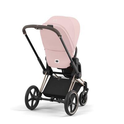 Kočárek CYBEX Priam Matt Black Seat Pack 2024, peach pink - 6