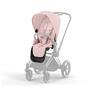 Kočárek CYBEX Priam Matt Black Seat Pack 2024, peach pink - 7/7